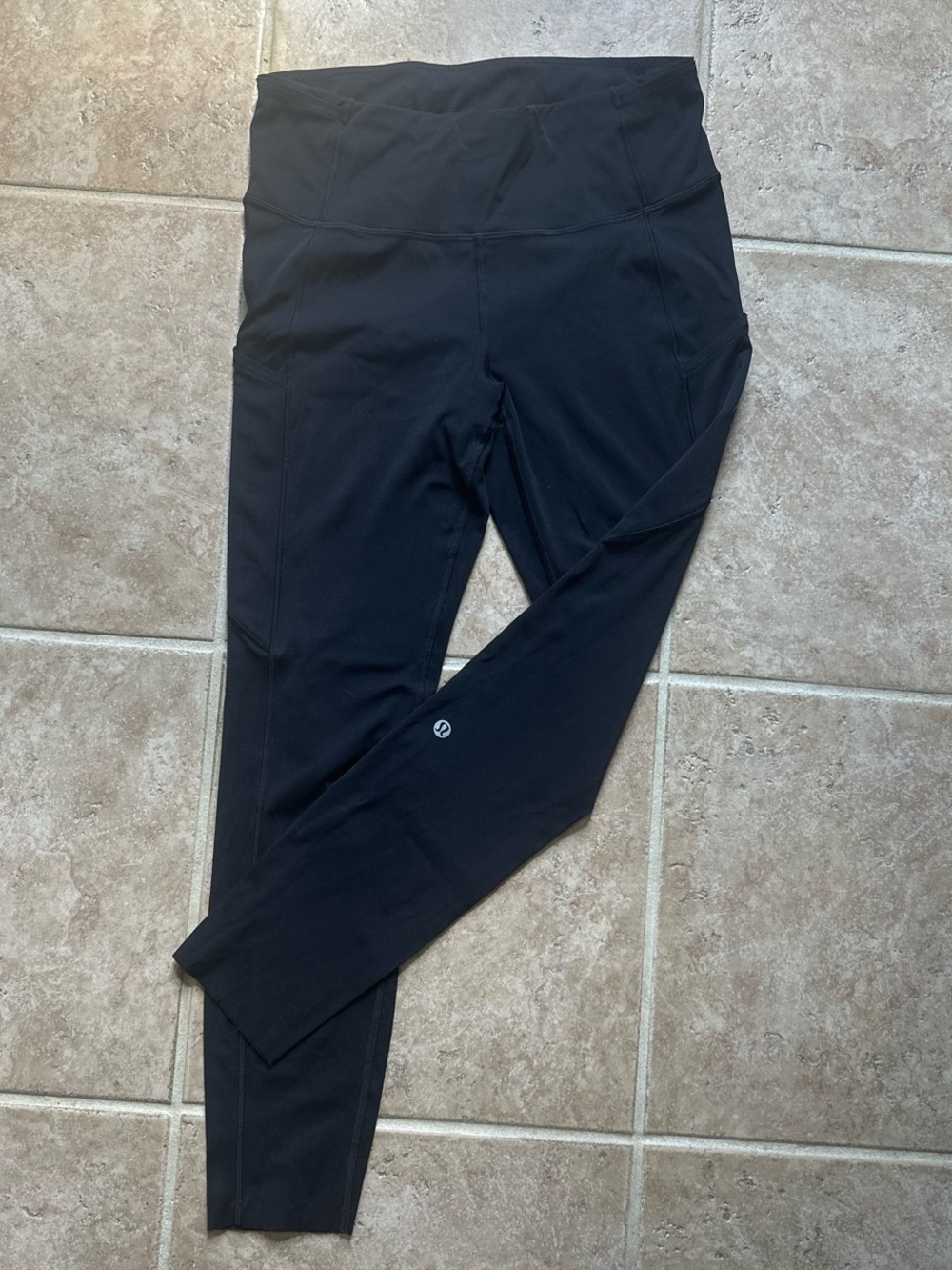 Black Kids High-Waist Active Leggings